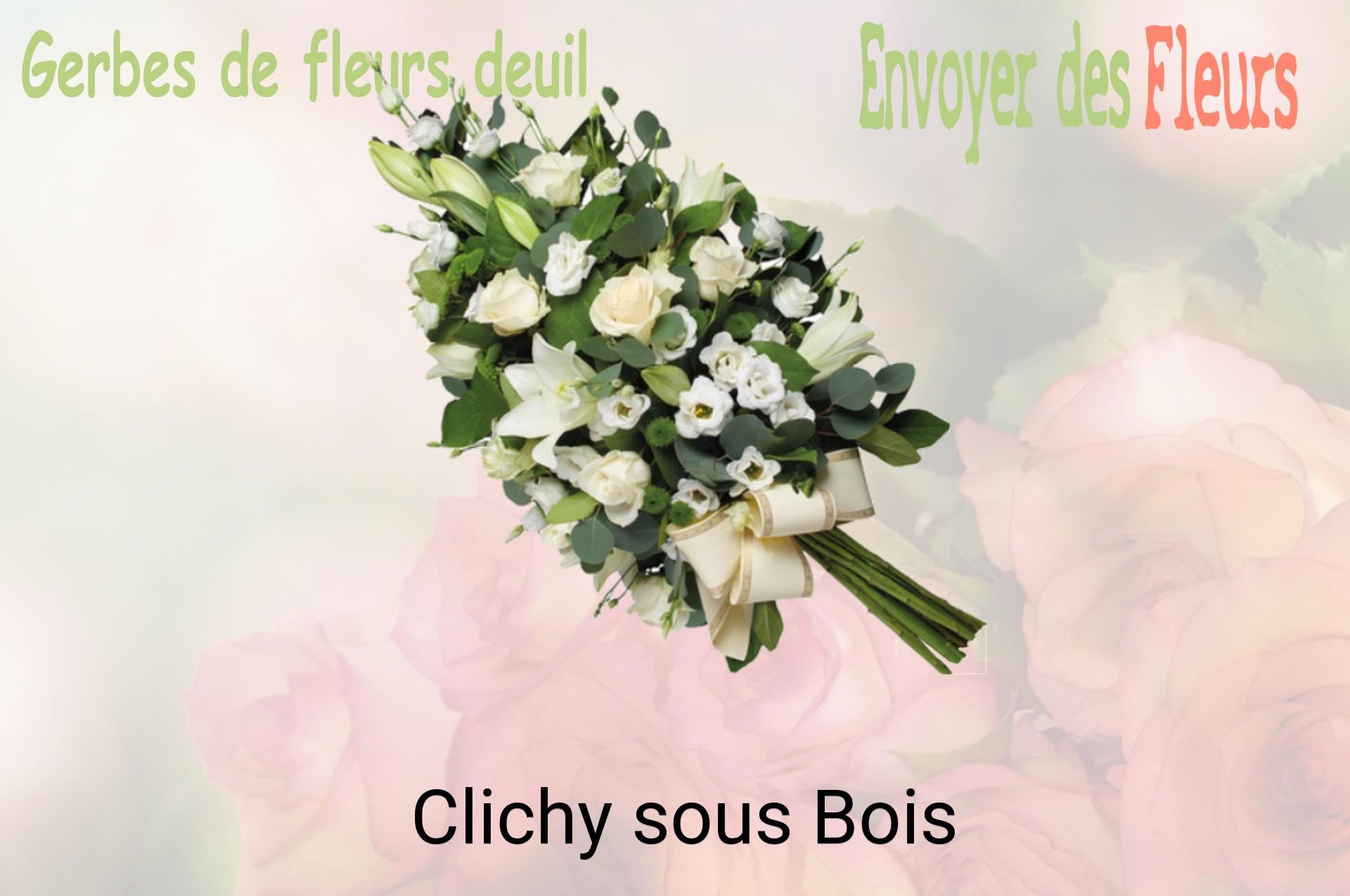 Gerbe de fleurs de deuil livrée à Clichy-sous-Bois